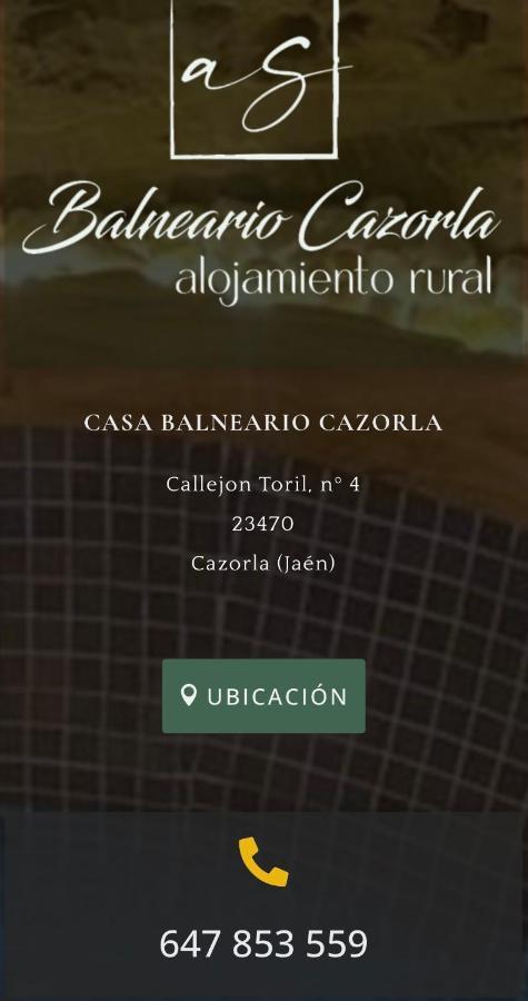 Casa Balneario Cazorla 빌라 외부 사진